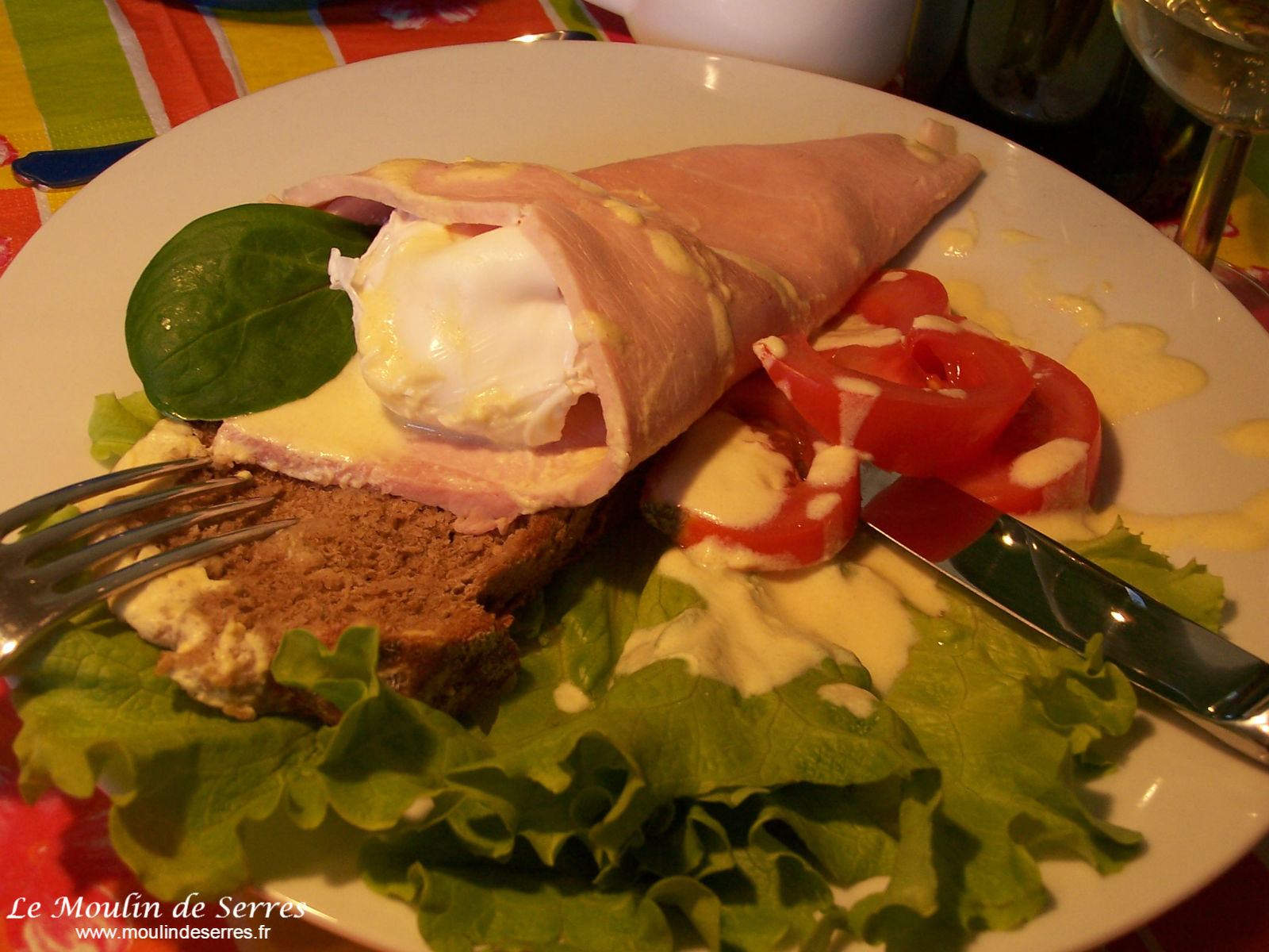 de jambon au vin blanc Moulin de Serres